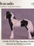 Bravado OOAK EFCM Chip Standing Drafter by Kristen Cermele GS26