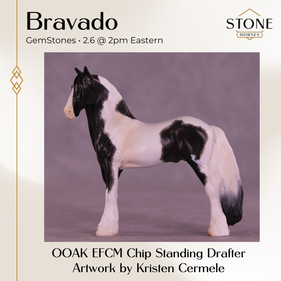 Bravado OOAK EFCM Chip Standing Drafter by Kristen Cermele GS26