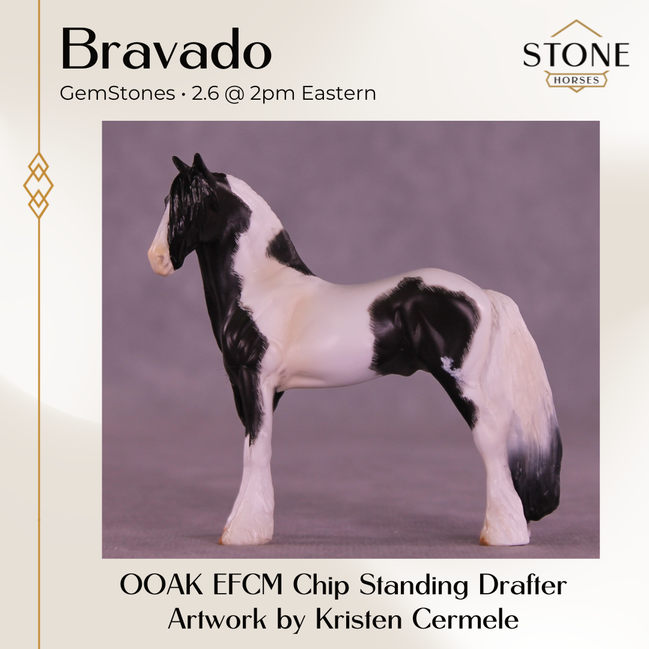 Bravado OOAK EFCM Chip Standing Drafter by Kristen Cermele GS26