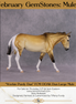 "Workin Purdy Dun" OOAK Custom Golden Dun Pinto Mule By Tiffany Purdy - GemStone Series