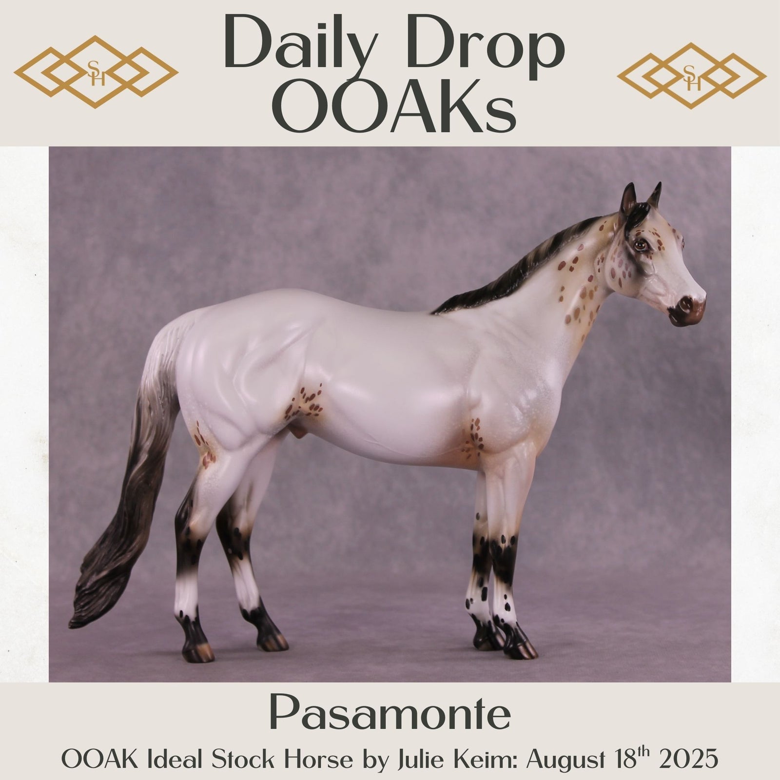 Pasamonte OOAK Ideal Stock Horse by Julie Keim DDOOAKs25