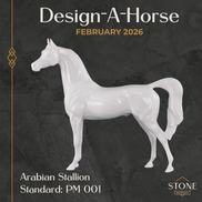 Design-A-Horse Arabian Stallion February Release DAH26 PM001
