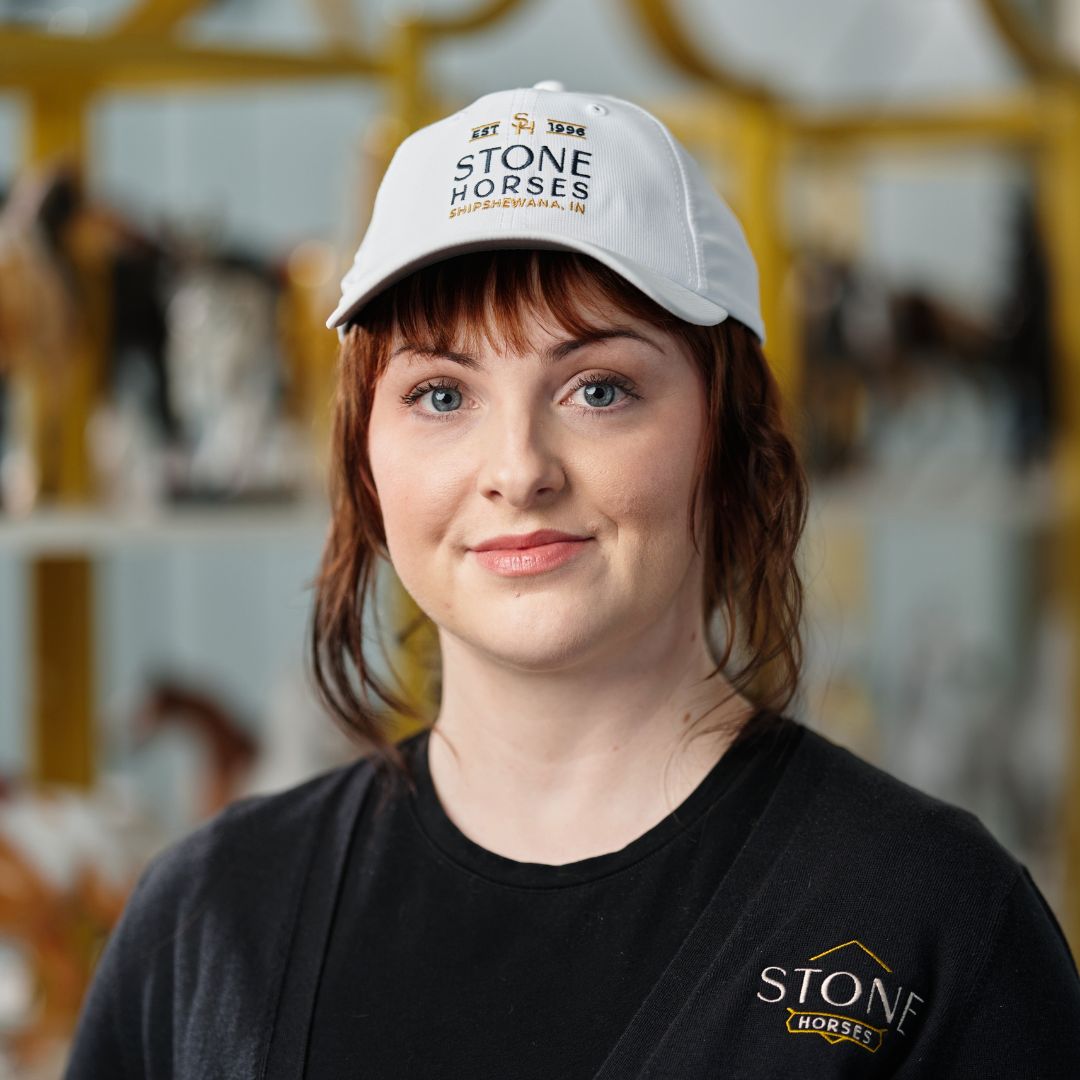 Stone Horses Logo Ponytail Baseball Hat