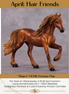 "Alopex" OOAK Friesian Chip By Kristen Cermele - April GemStones Series