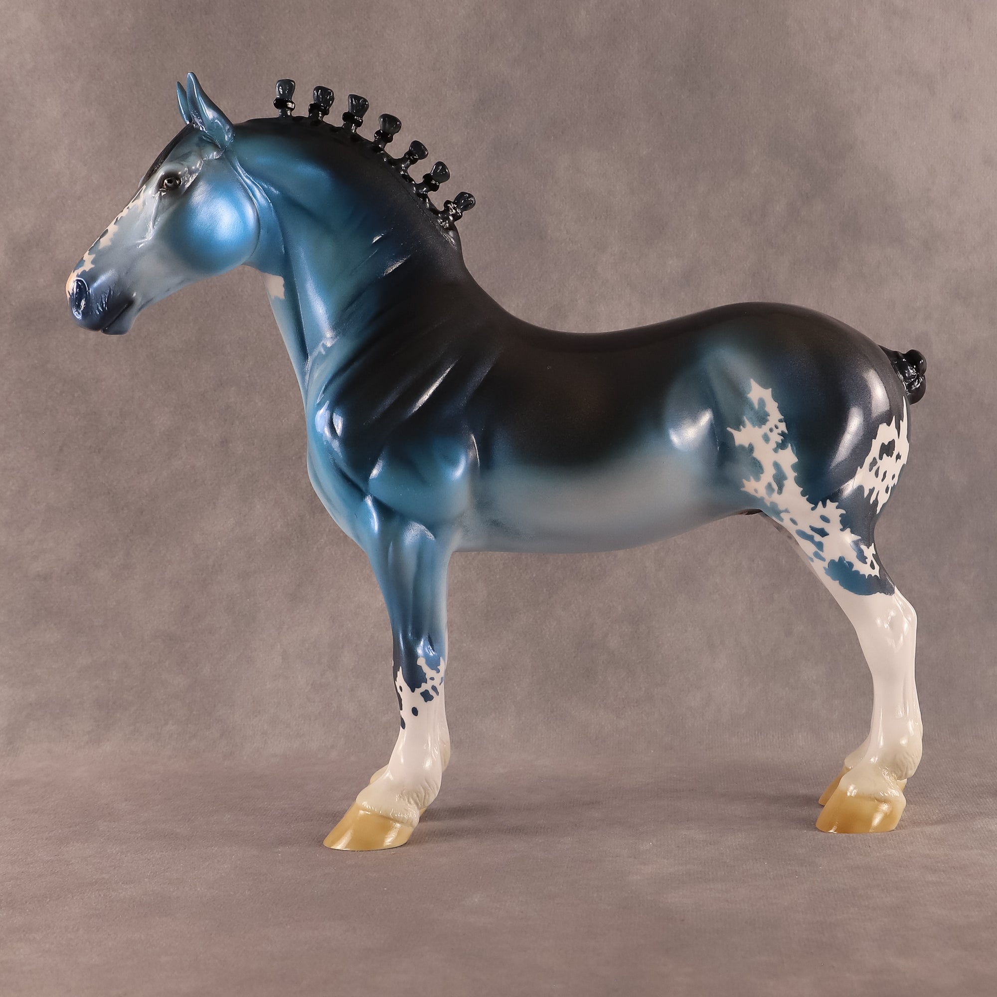 A Blue Clue OOAK Standing Drafter by Erin Corbett EQ26