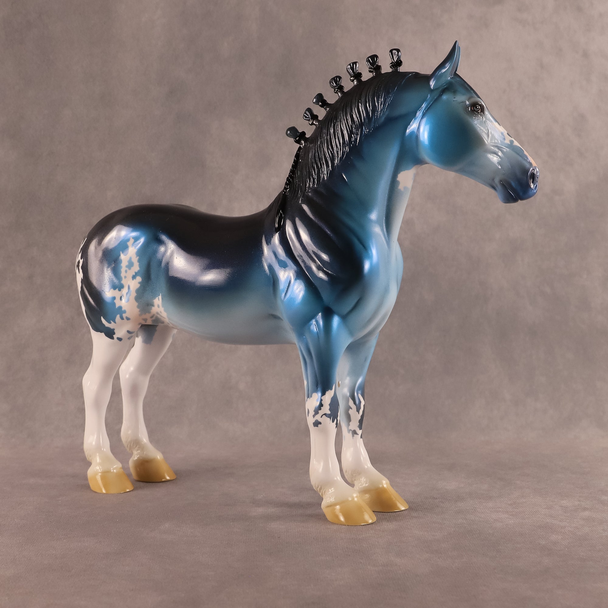 A Blue Clue OOAK Standing Drafter by Erin Corbett EQ26