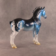 A Blue Clue OOAK Standing Drafter by Erin Corbett EQ26