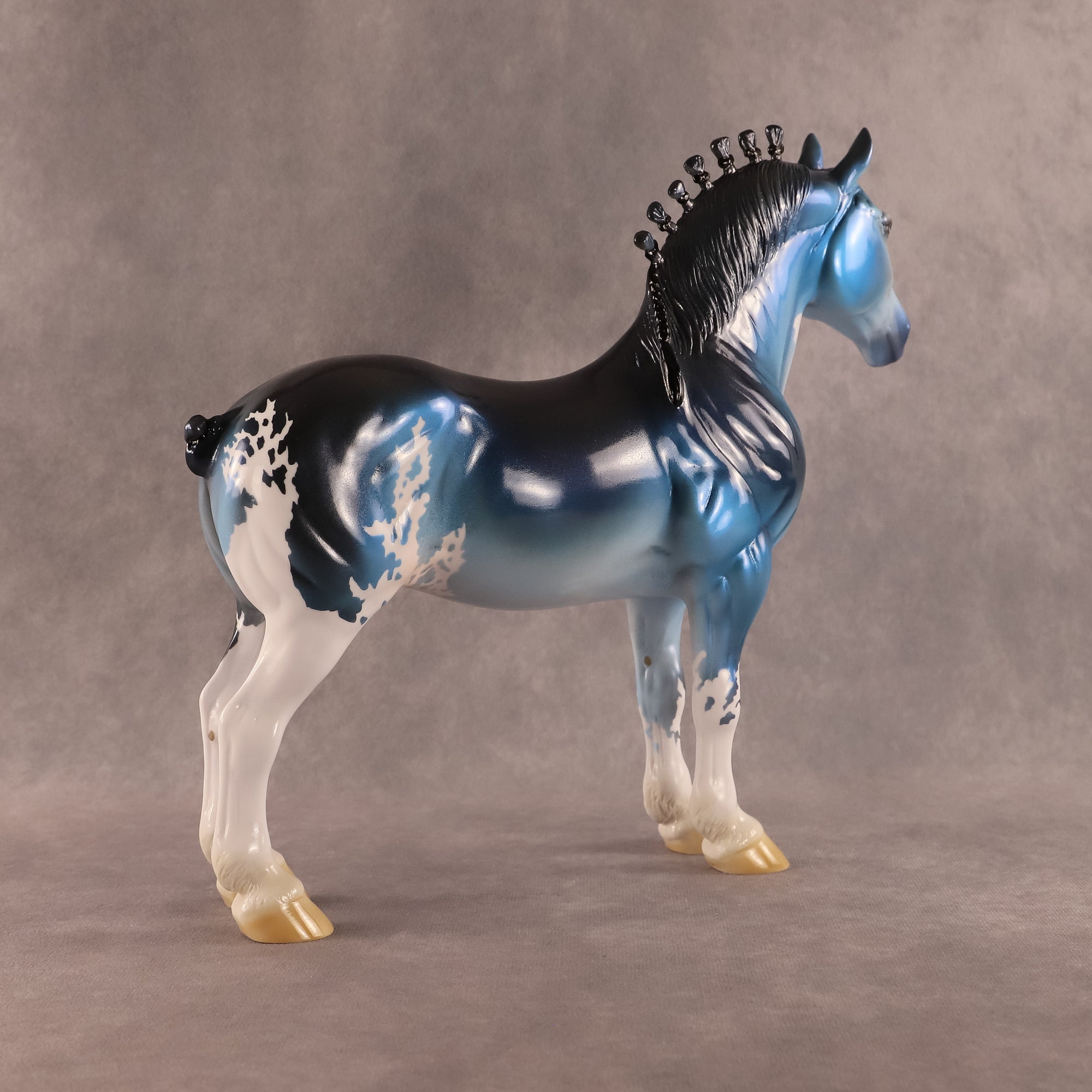 A Blue Clue OOAK Standing Drafter by Erin Corbett EQ26