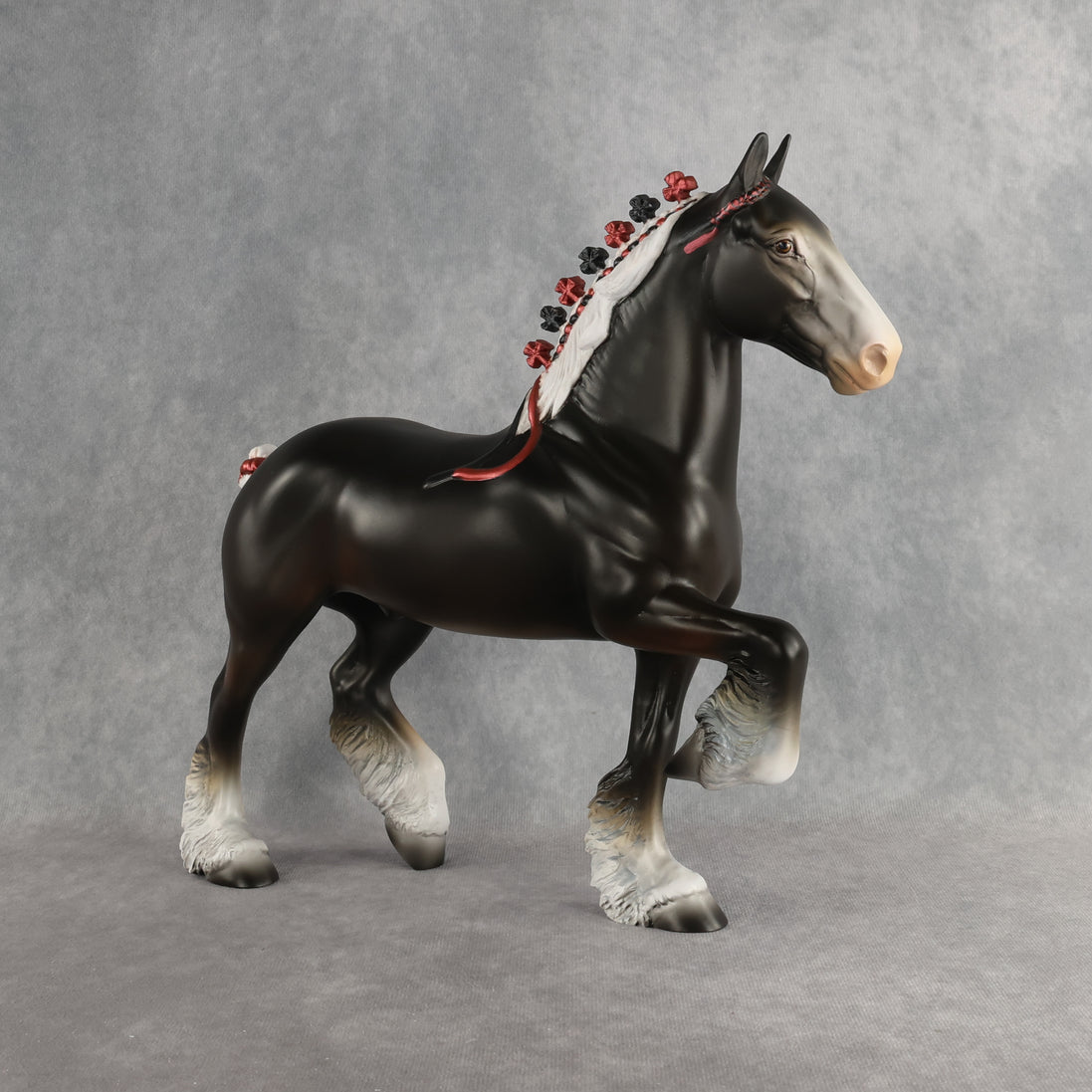 A Fall Trot OOAK Trotting Drafter by Aimi Hettinger DDOOAKs26