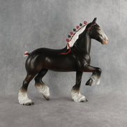 A Fall Trot OOAK Trotting Drafter by Aimi Hettinger DDOOAKs26