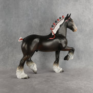 A Fall Trot OOAK Trotting Drafter by Aimi Hettinger DDOOAKs26
