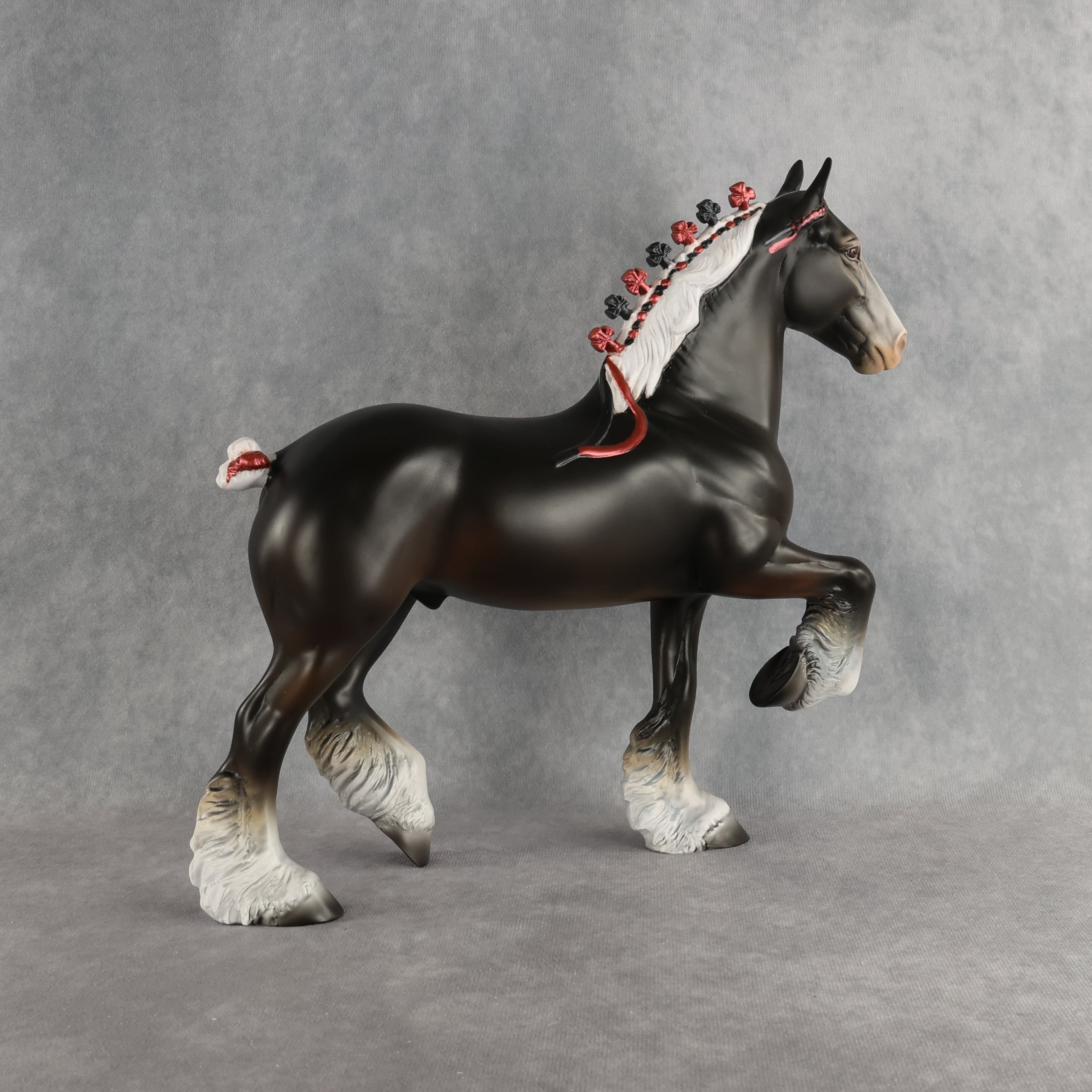 A Fall Trot OOAK Trotting Drafter by Aimi Hettinger DDOOAKs26