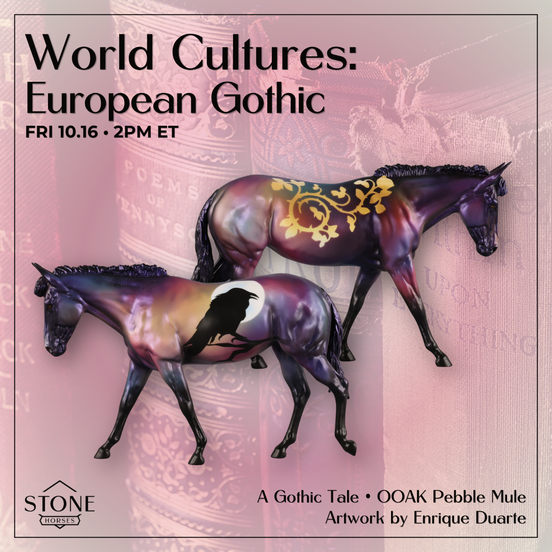 A Gothic Tale OOAK Pebble Mule by Enrique Duarte WC26