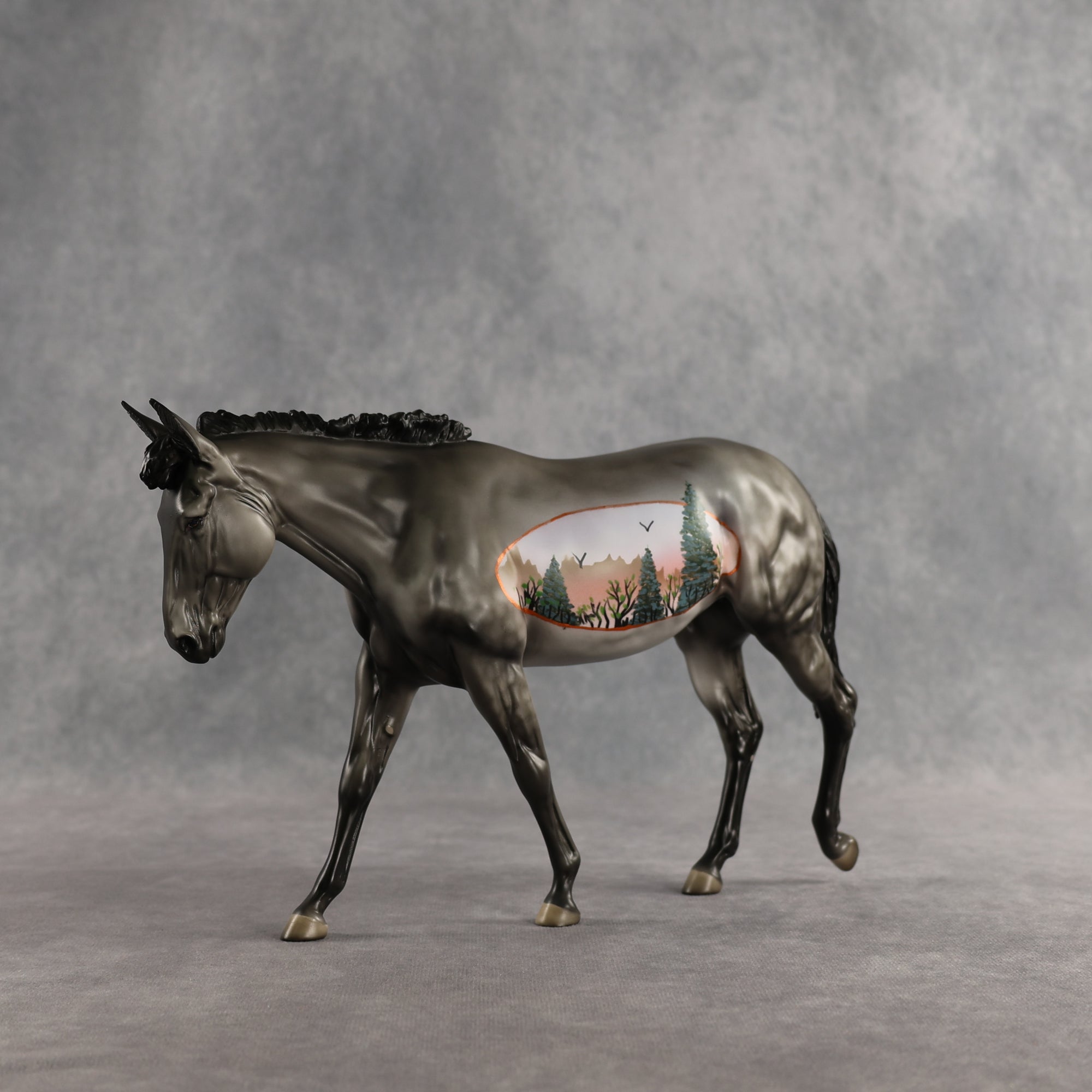 A Serene Moment OOAK Large Mule by Dawn Quick DDOOAKs26