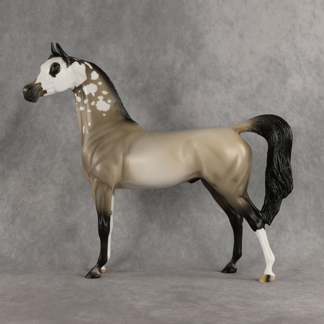 A Song of Ice and Flocks OOAK Arabian Stallion by Alex Fortman DDOOAKs26