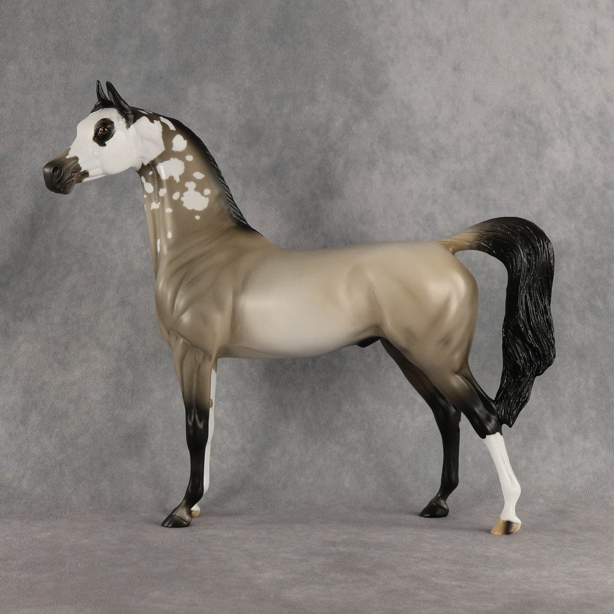 A Song of Ice and Flocks OOAK Arabian Stallion by Alex Fortman DDOOAKs26