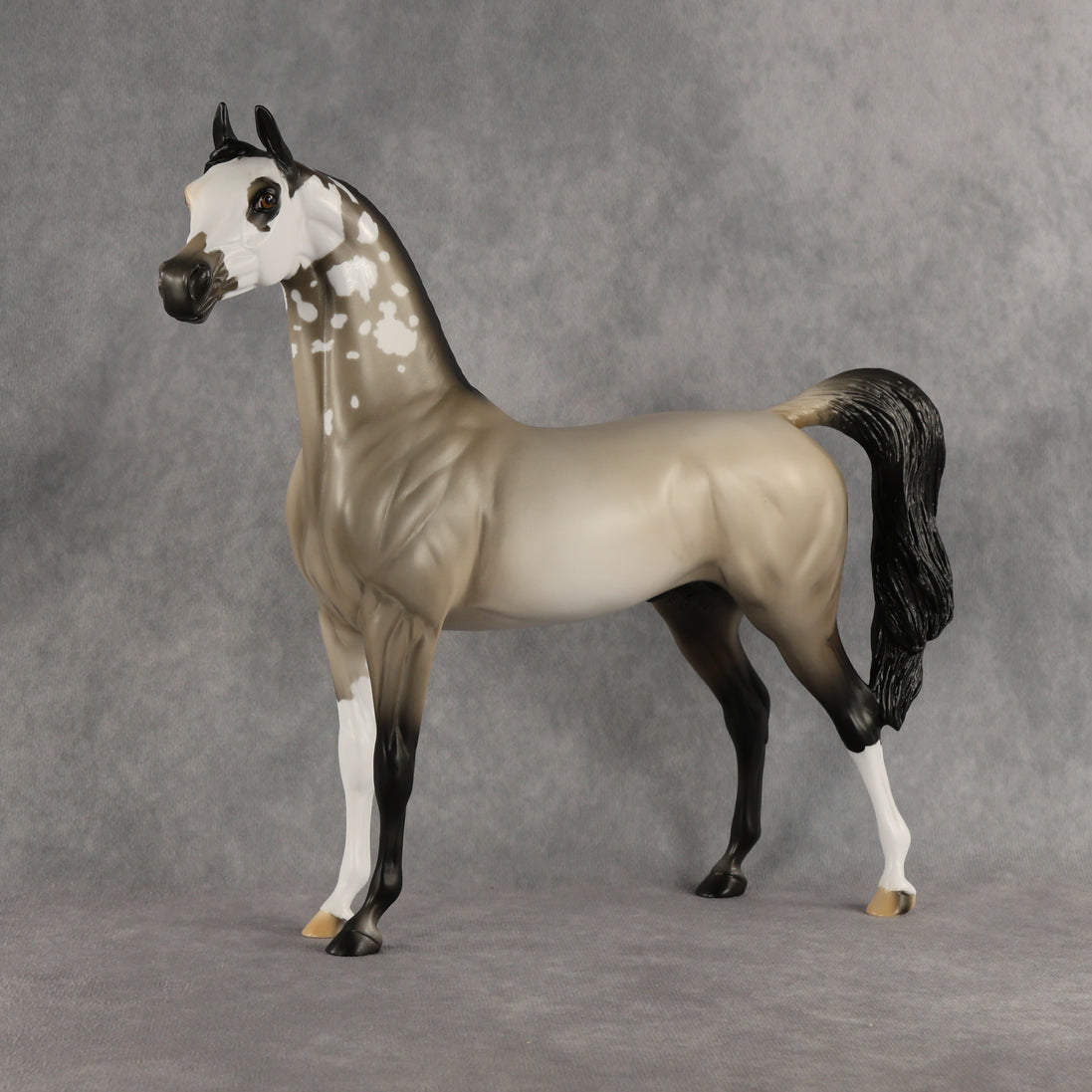 A Song of Ice and Flocks OOAK Arabian Stallion by Alex Fortman DDOOAKs26