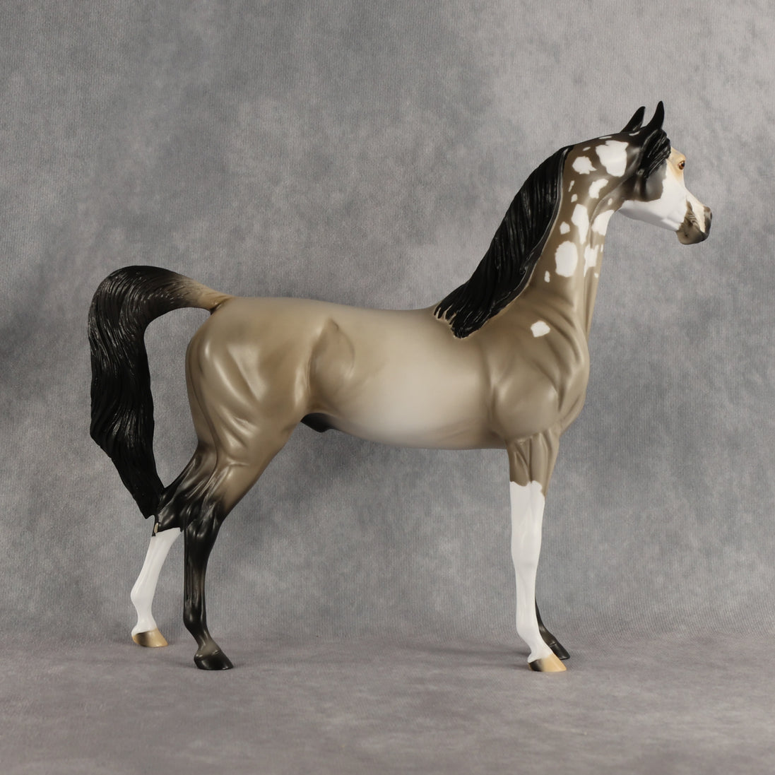 A Song of Ice and Flocks OOAK Arabian Stallion by Alex Fortman DDOOAKs26