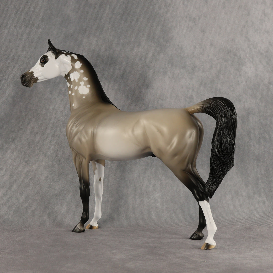 A Song of Ice and Flocks OOAK Arabian Stallion by Alex Fortman DDOOAKs26
