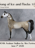 A Song of Ice and Flocks OOAK Arabian Stallion by Alex Fortman DDOOAKs26