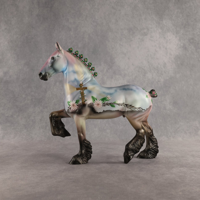 A Call Comes Ringing To Me OOAK Trotting Drafter by Dawn Quick SHCF26