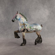A Call Comes Ringing To Me OOAK Trotting Drafter by Dawn Quick SHCF26