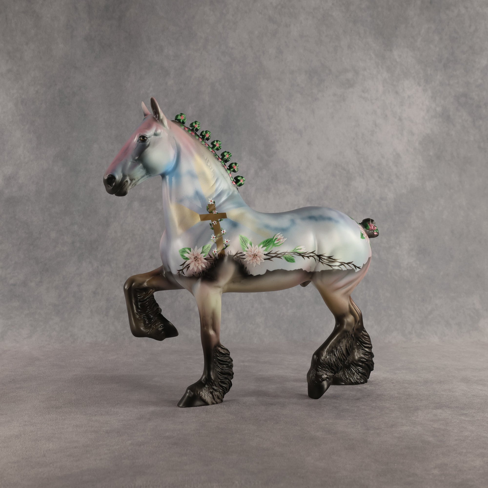 A Call Comes Ringing To Me OOAK Trotting Drafter by Dawn Quick SHCF26