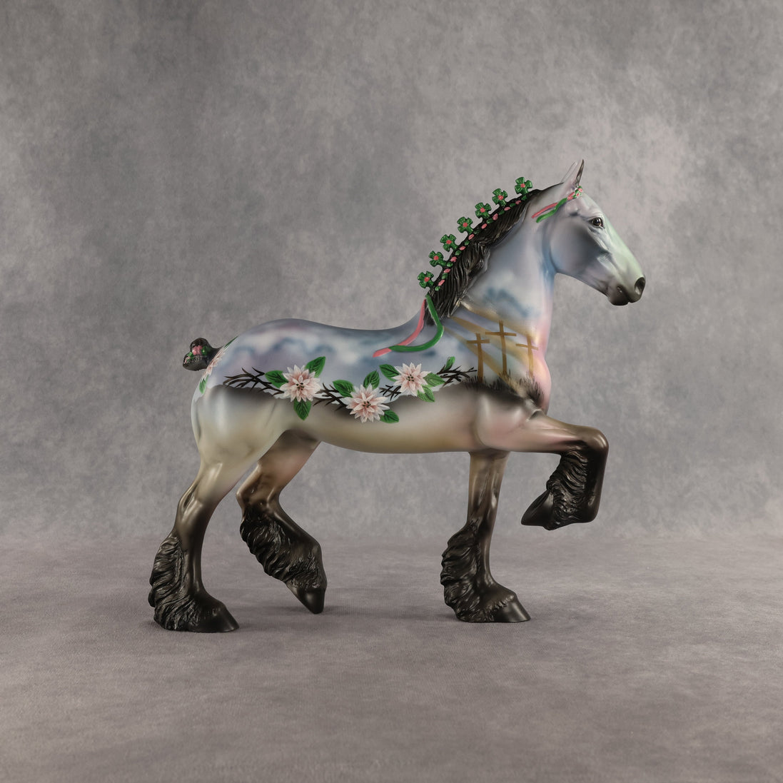 A Call Comes Ringing To Me OOAK Trotting Drafter by Dawn Quick SHCF26