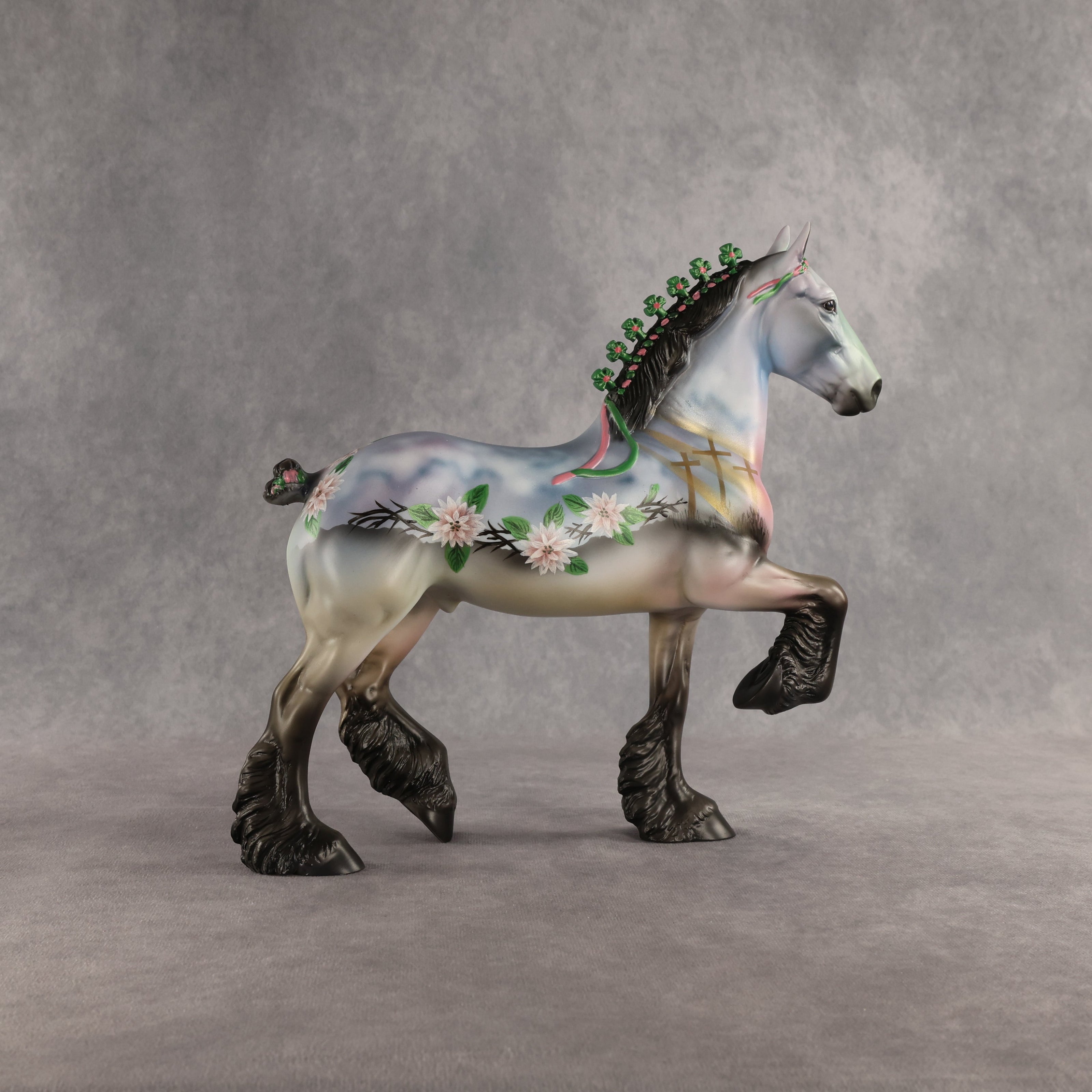 A Call Comes Ringing To Me OOAK Trotting Drafter by Dawn Quick SHCF26