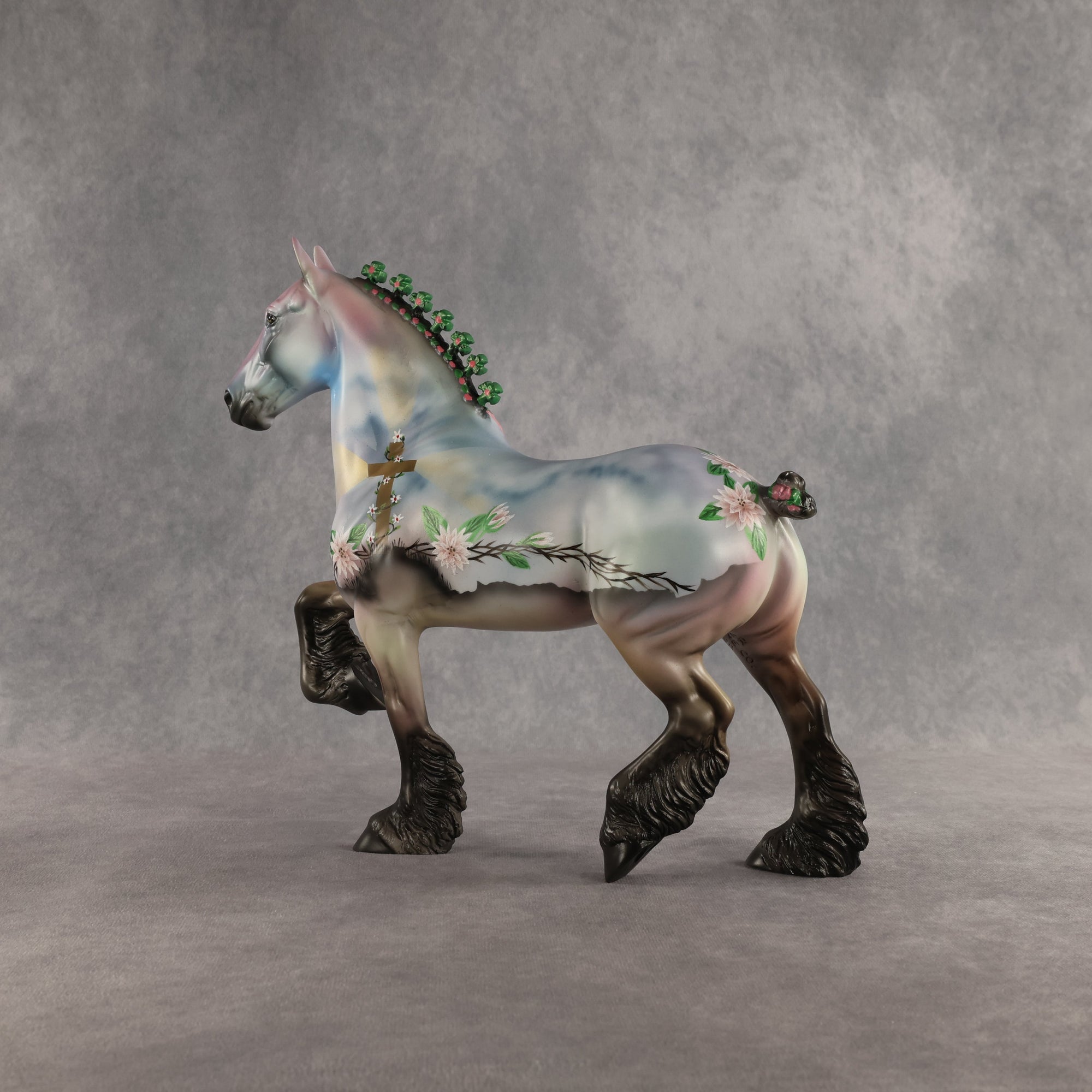 A Call Comes Ringing To Me OOAK Trotting Drafter by Dawn Quick SHCF26