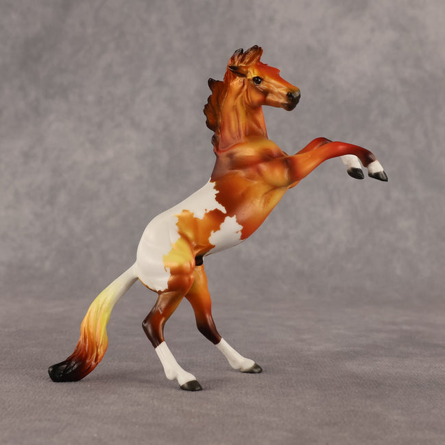 A Flocky In The Sun OOAK Chip Mustang by Dawn Quick EQ26
