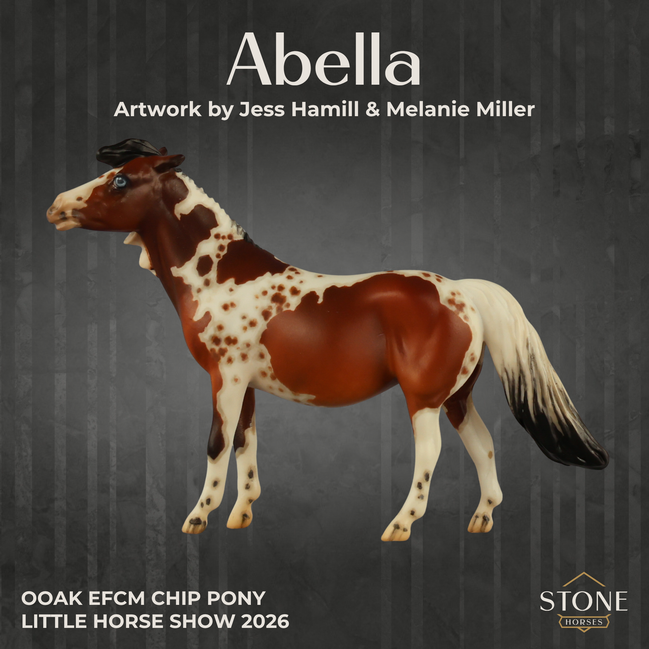 Abella OOAK EFCM Chip Pony by Jess Hamill & Melanie Miller LHS26