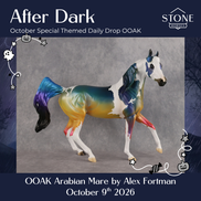 After Dark OOAK Arabian Mare by Alex Fortman DDOOAKs26