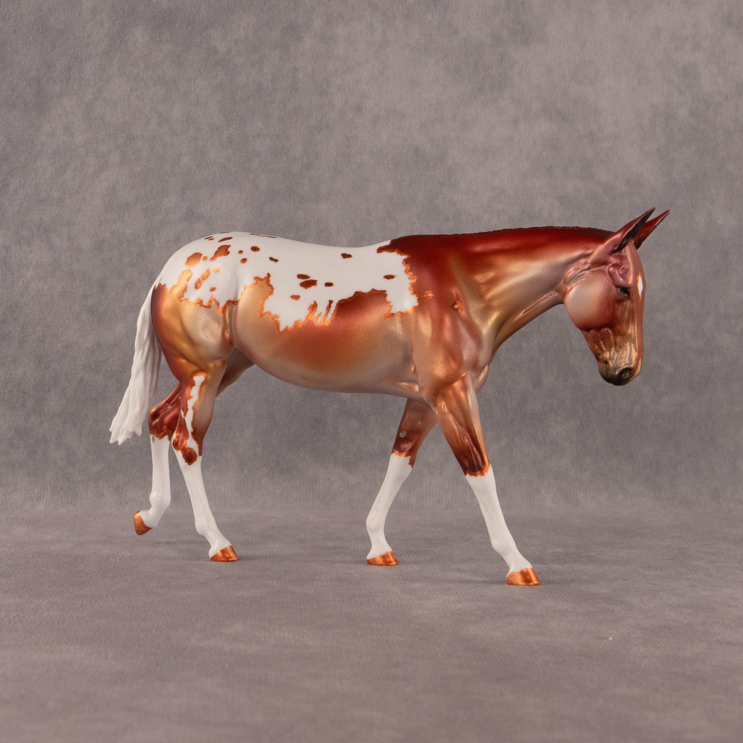 All Quiet On The Western Flock OOAK Pebble Mule  by Dawn Quick EQ26