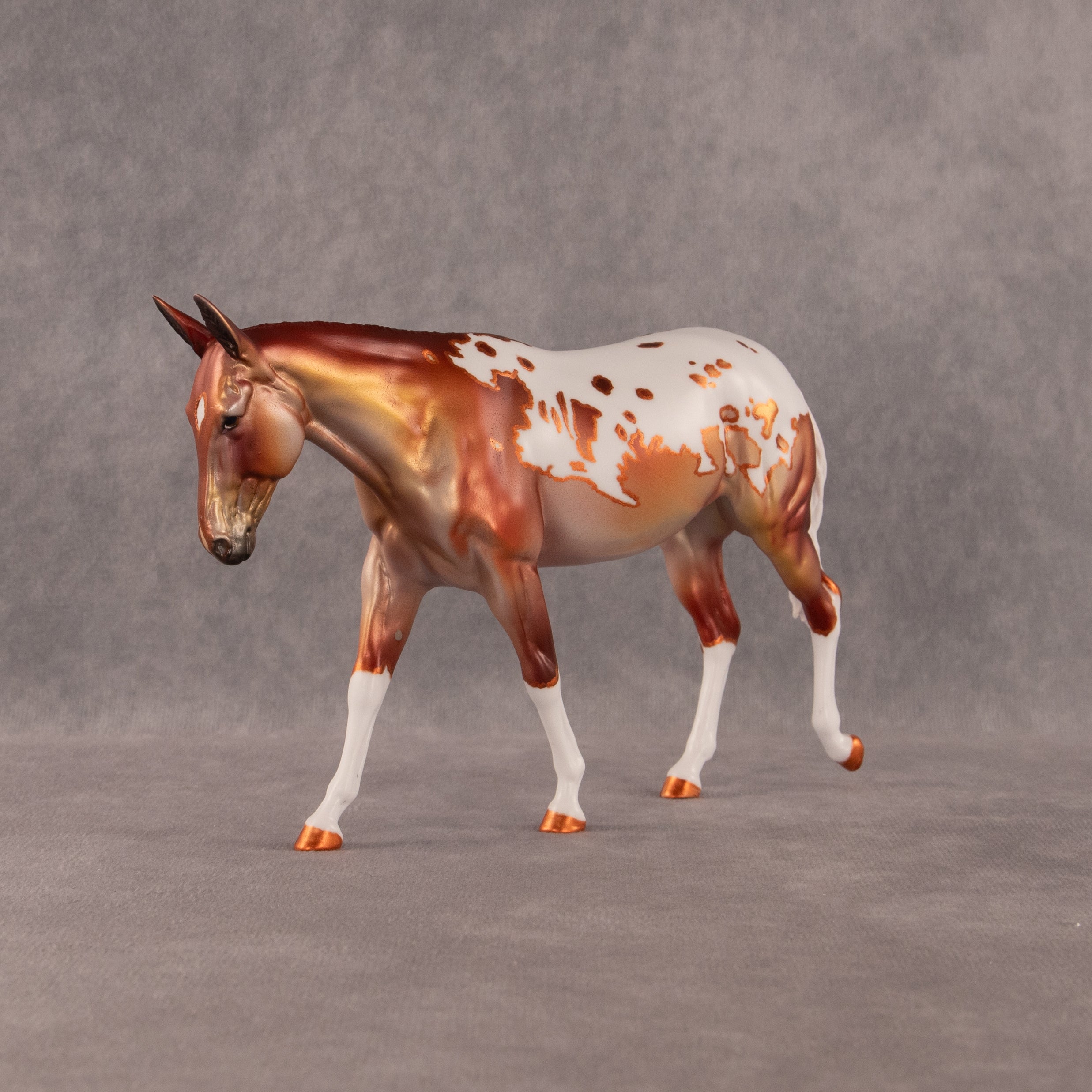All Quiet On The Western Flock OOAK Pebble Mule  by Dawn Quick EQ26