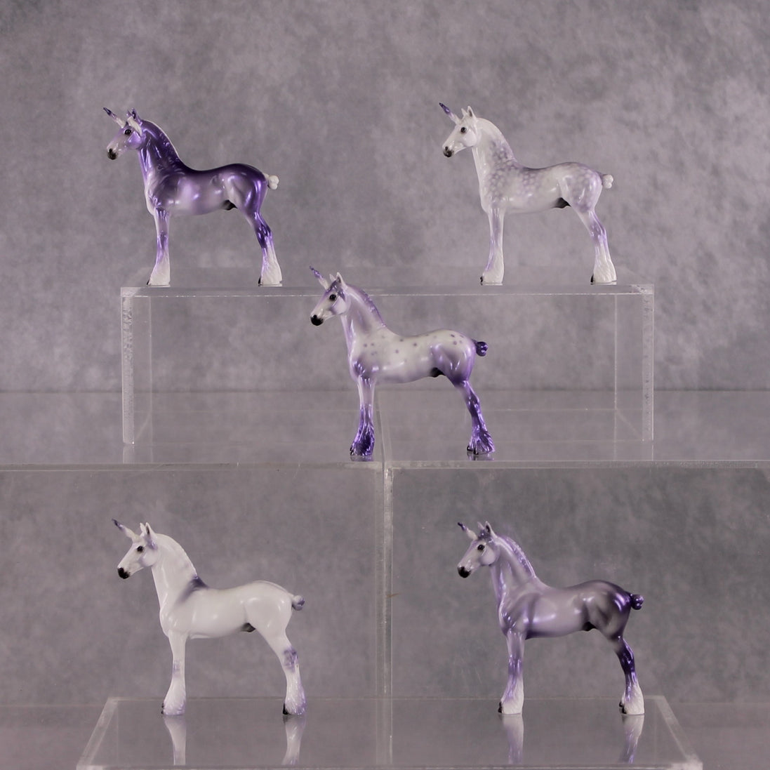 "Amethyst Caliban" Draft Chip OOAK Grab Bag - Painted By Ellen Robbins CL25