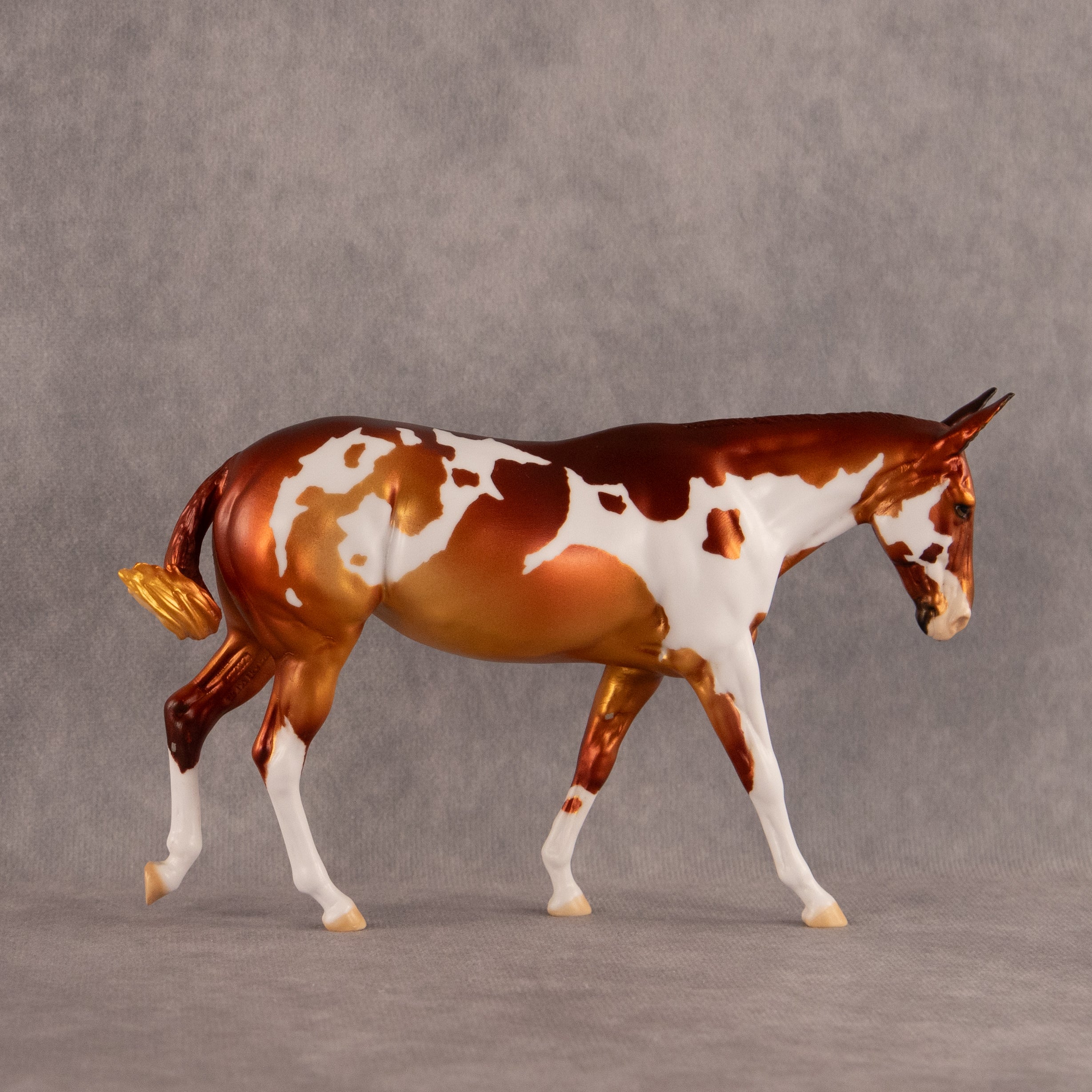 An Abundance of Flocks OOAK FCM Pebble Mule  by Dawn Quick EQ26
