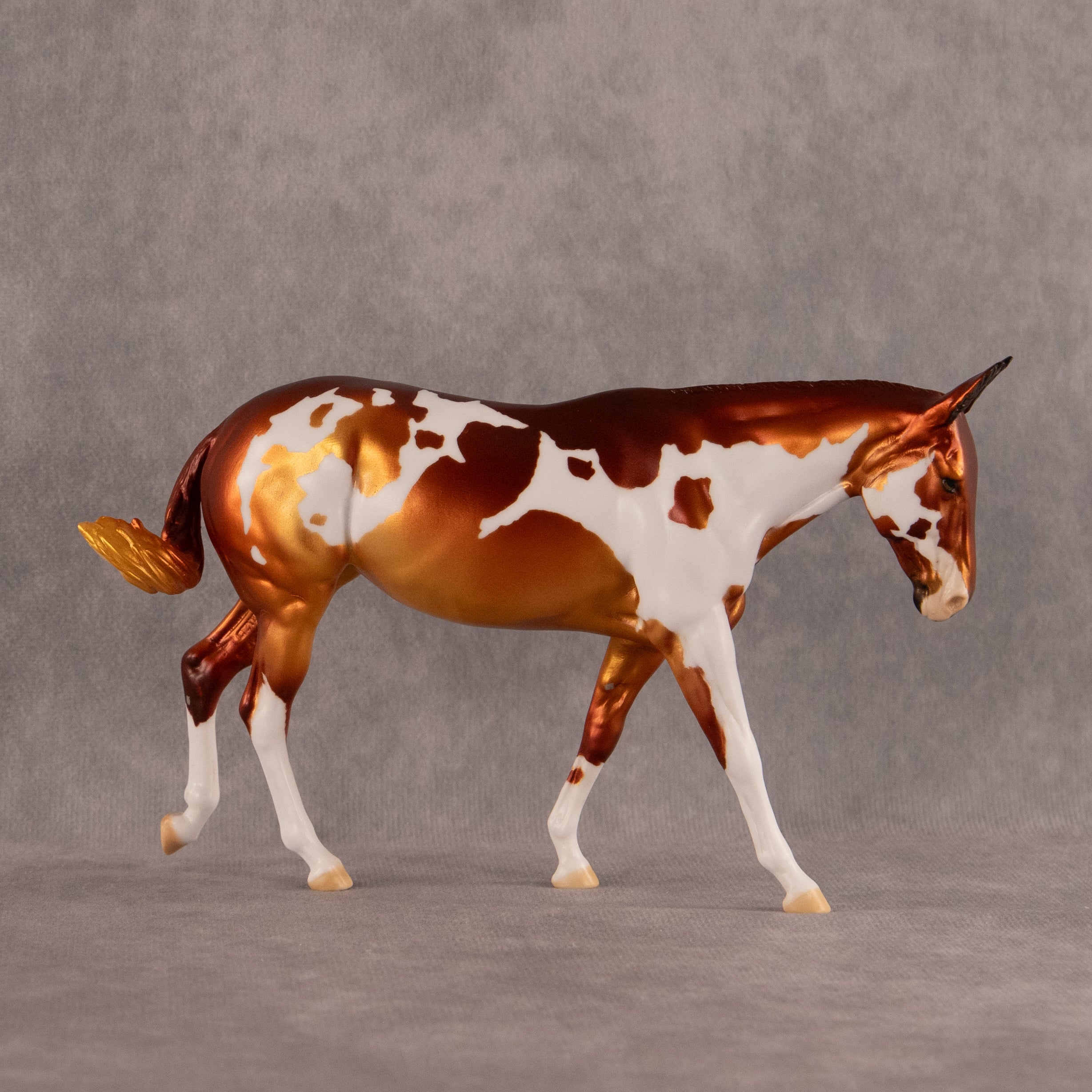 An Abundance of Flocks OOAK FCM Pebble Mule  by Dawn Quick EQ26