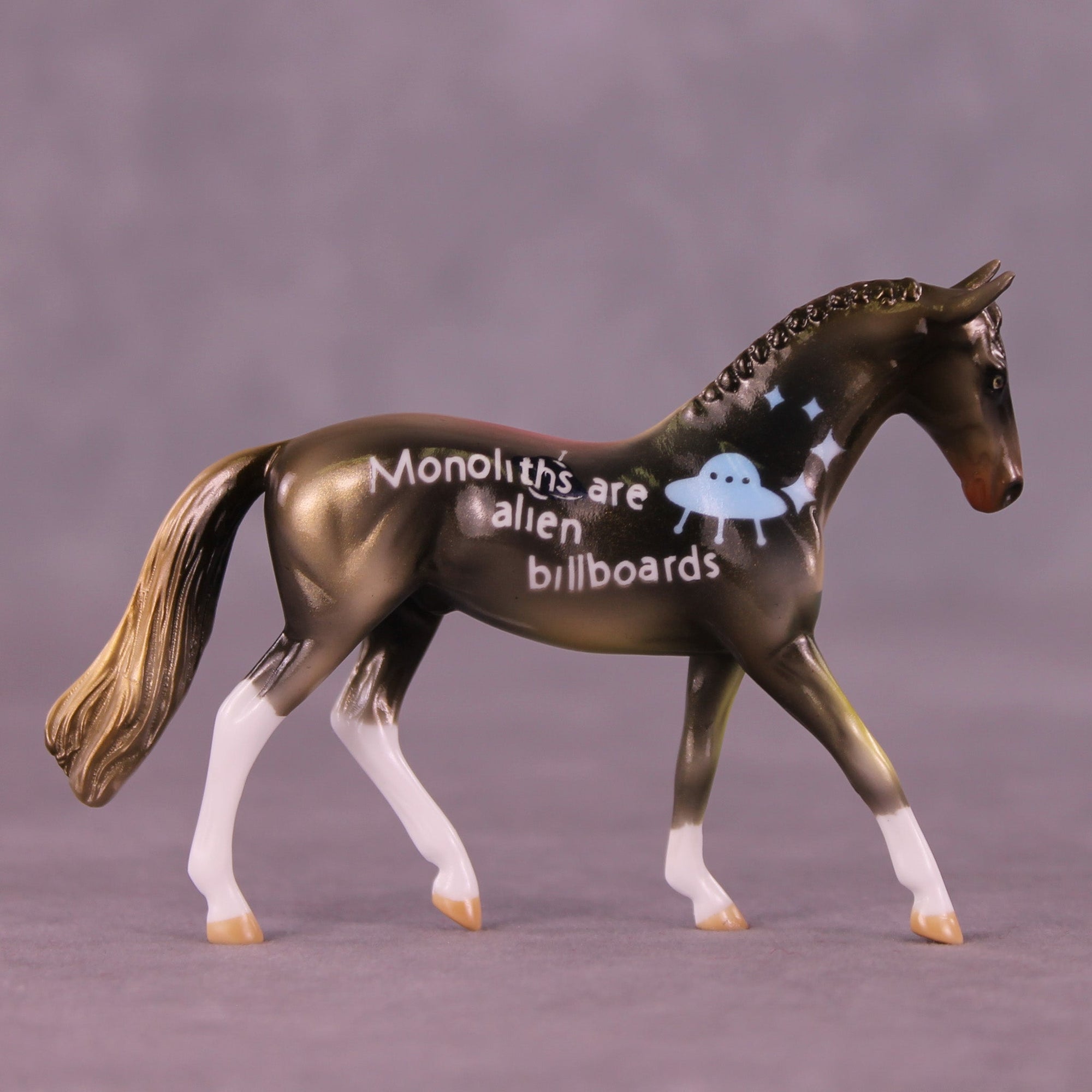 Ancestral Aliens  OOAK Chip Warmblood by Kike (Enrique) Duarte MM25 Group D