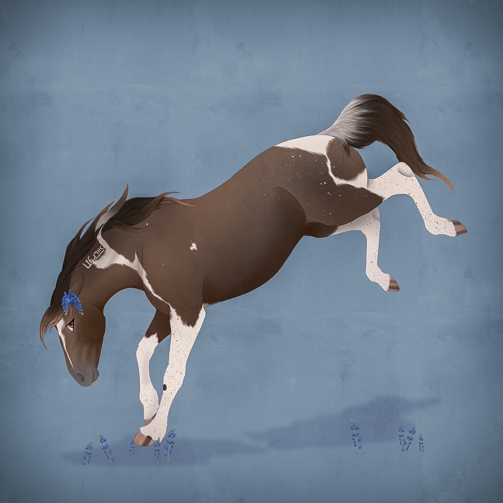 Unity OOAK  Custom Bucking Rearing Pebbles By Dawn Quick AotH Entry By Angelica Lanier EQ24 BEST OFFER 7/16/24