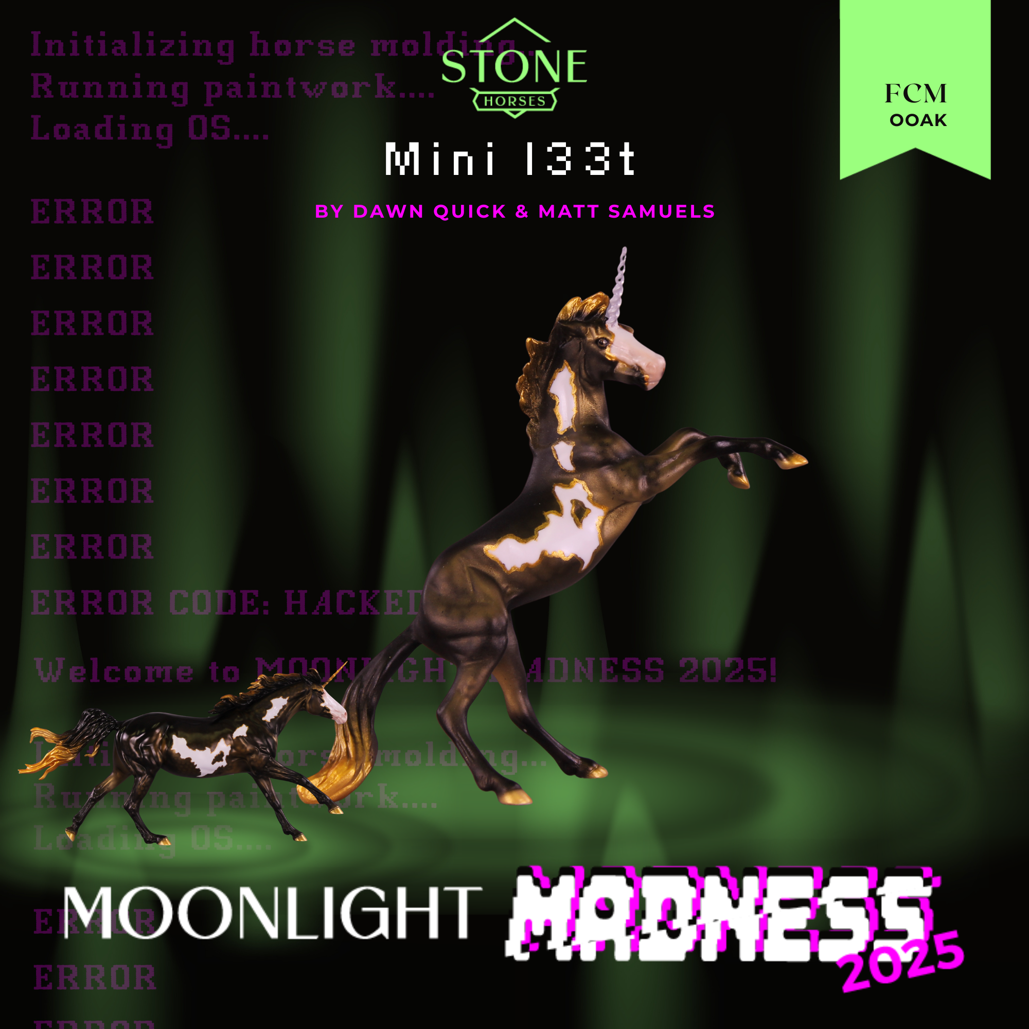 Mini L33t OOAK FCM Chip Mustang by Dawn Quick &amp; Matt Samuels SCD26