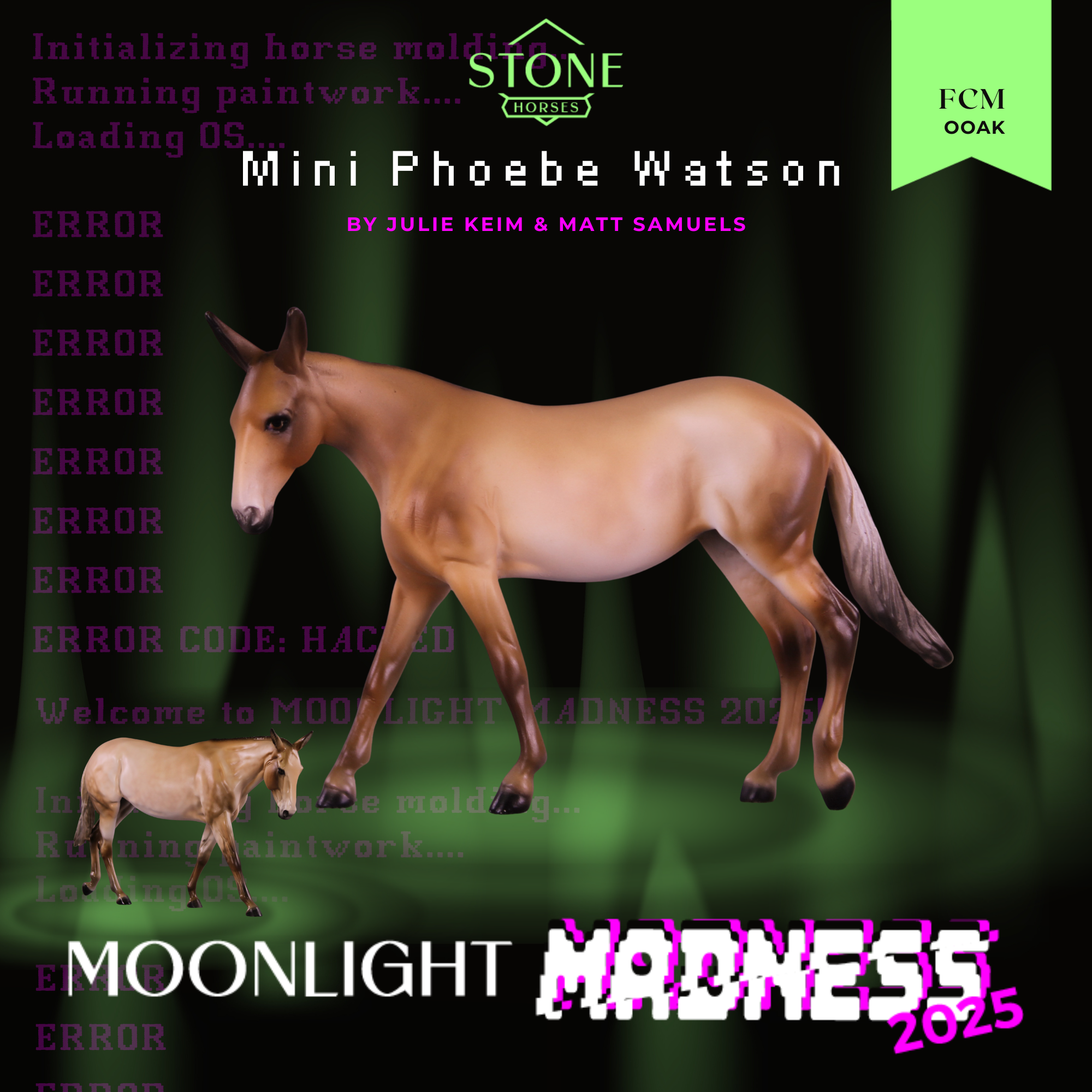 Mini Phoebe Watson OOAK FCM Chip Mule by Julie Keim &amp; Matt Samuels SCD26