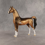 Antique Bronze Sorrow OOAK Arabian Stallion by Alex Fortman SHCF26