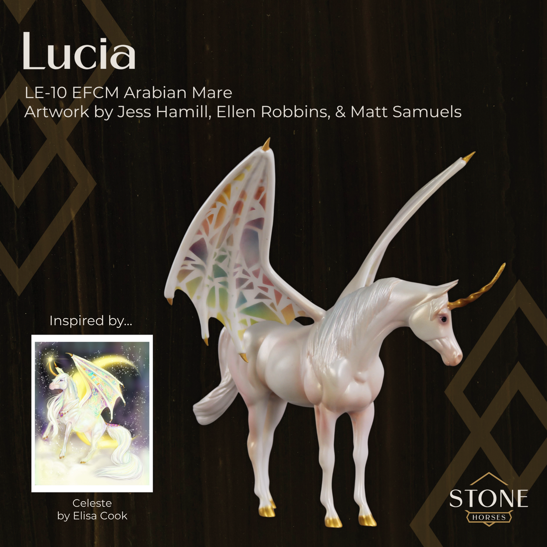 Lucia LE-10 EFCM Pebble Arabian Mare by Ellen Robbins, Jess Hamill, & Matt Samuels EQ26