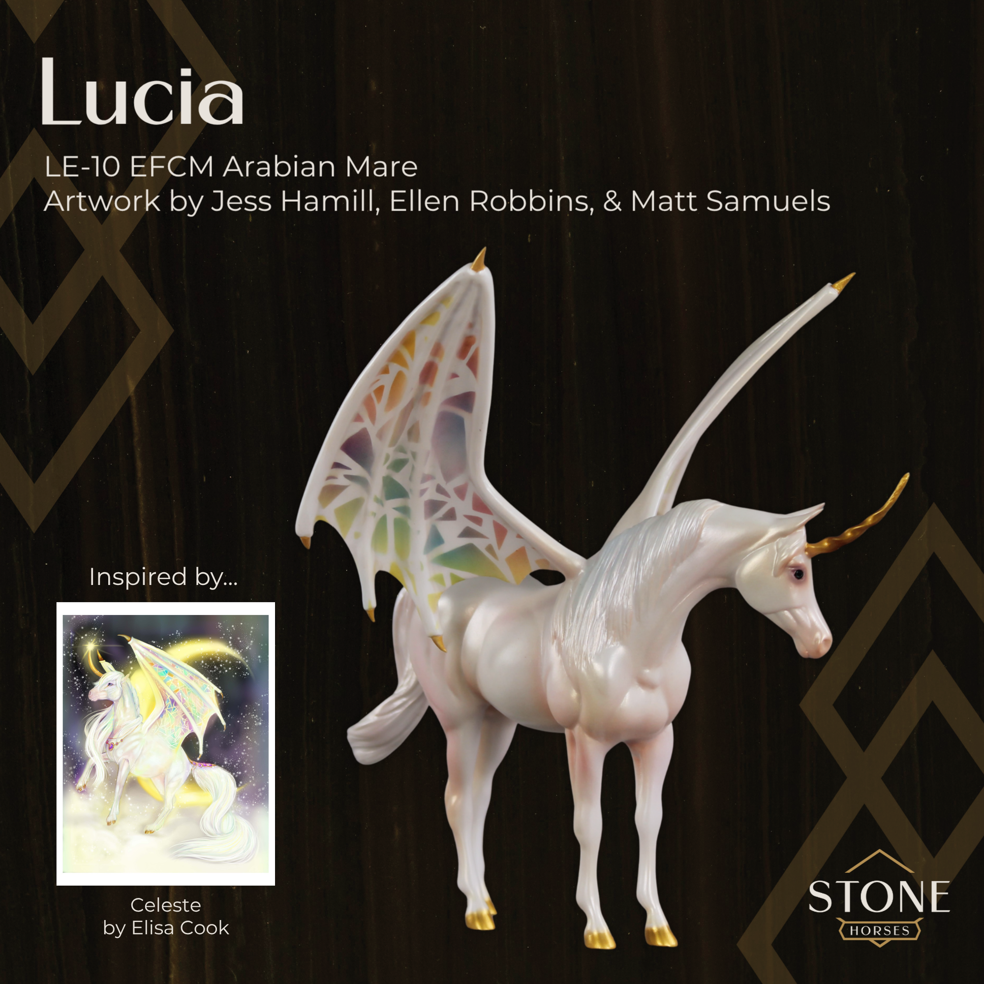 Lucia LE-10 EFCM Pebble Arabian Mare by Ellen Robbins, Jess Hamill, &amp; Matt Samuels EQ26