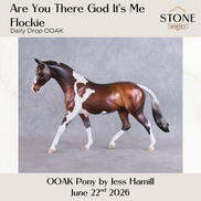 Are You There God It's Me Flockie OOAK Pony by Jess Hamill DDOOAKs26
