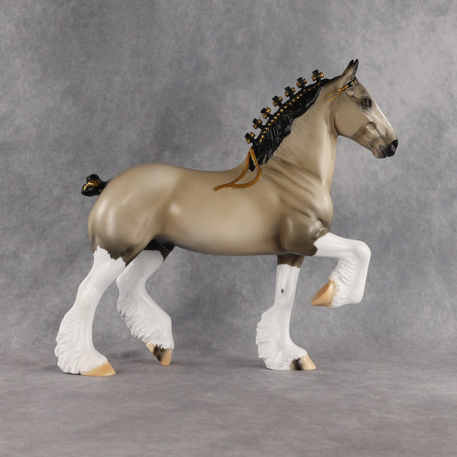 Ashen Willow OOAK Trotting Drafter by Alex Fortman EQ26