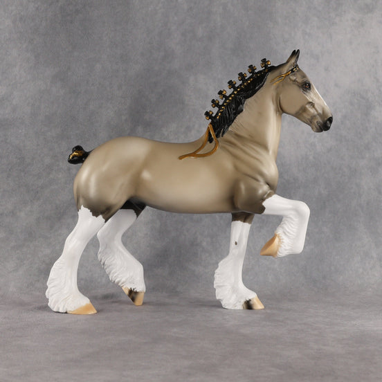 Ashen Willow OOAK Trotting Drafter by Alex Fortman EQ26