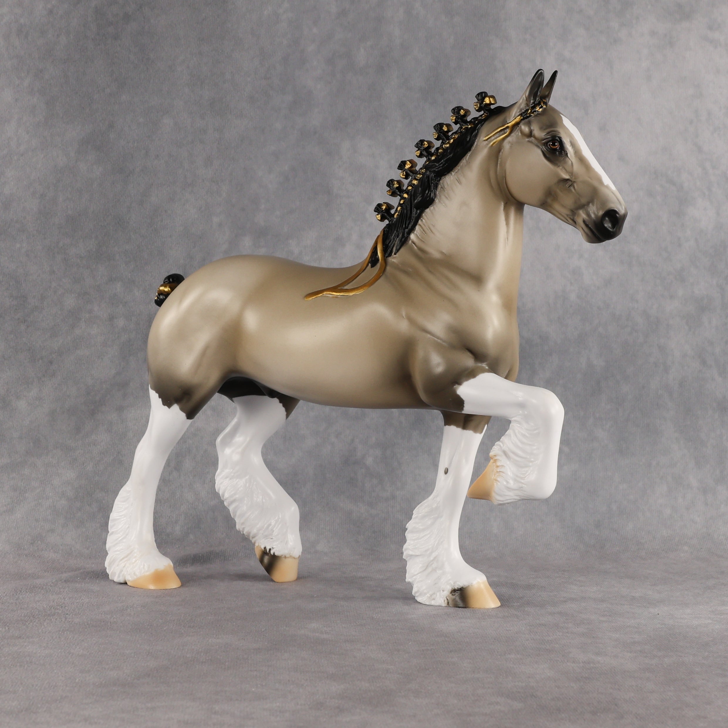 Ashen Willow OOAK Trotting Drafter by Alex Fortman EQ26