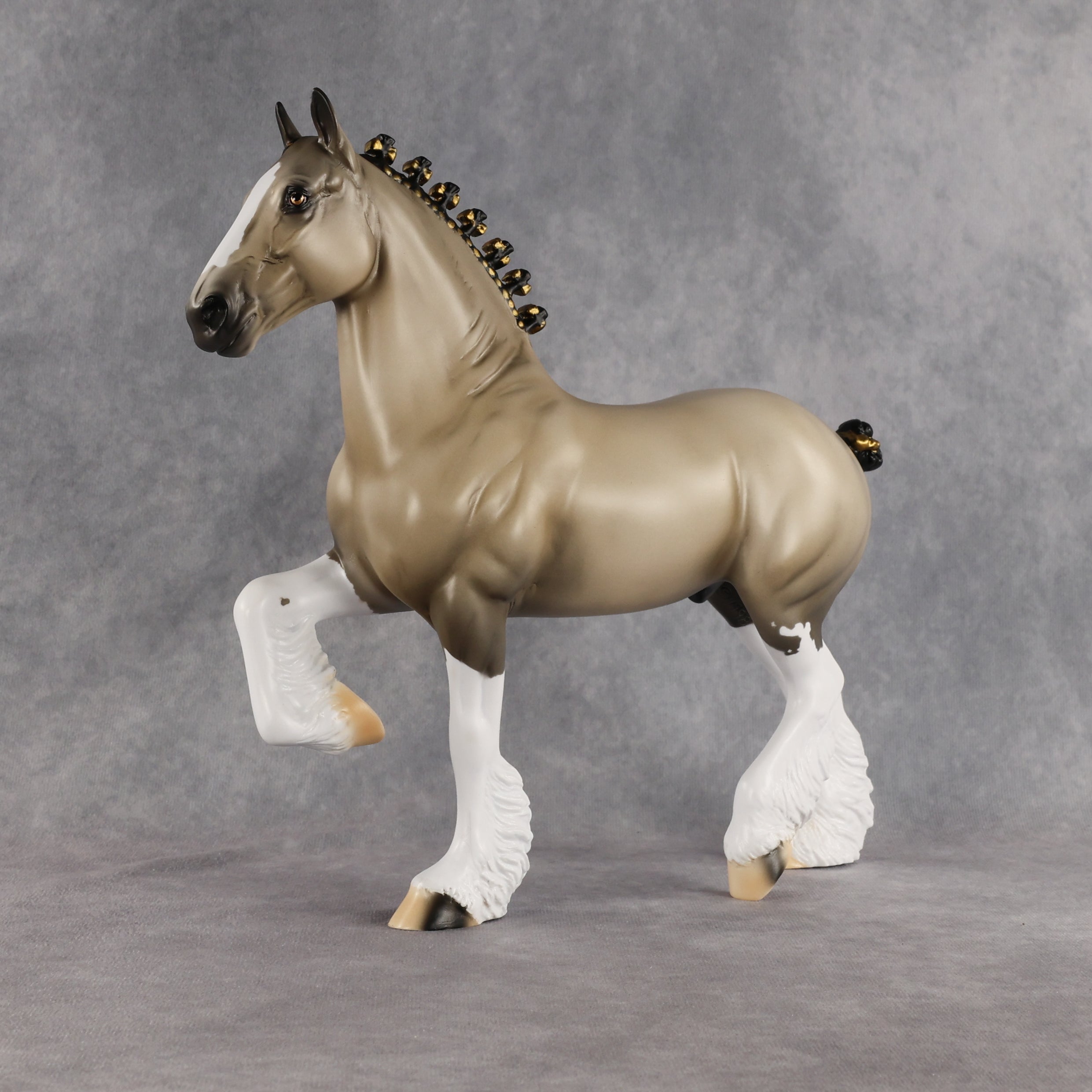 Ashen Willow OOAK Trotting Drafter by Alex Fortman EQ26